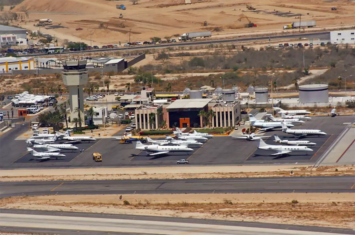 Private terminal aerial view