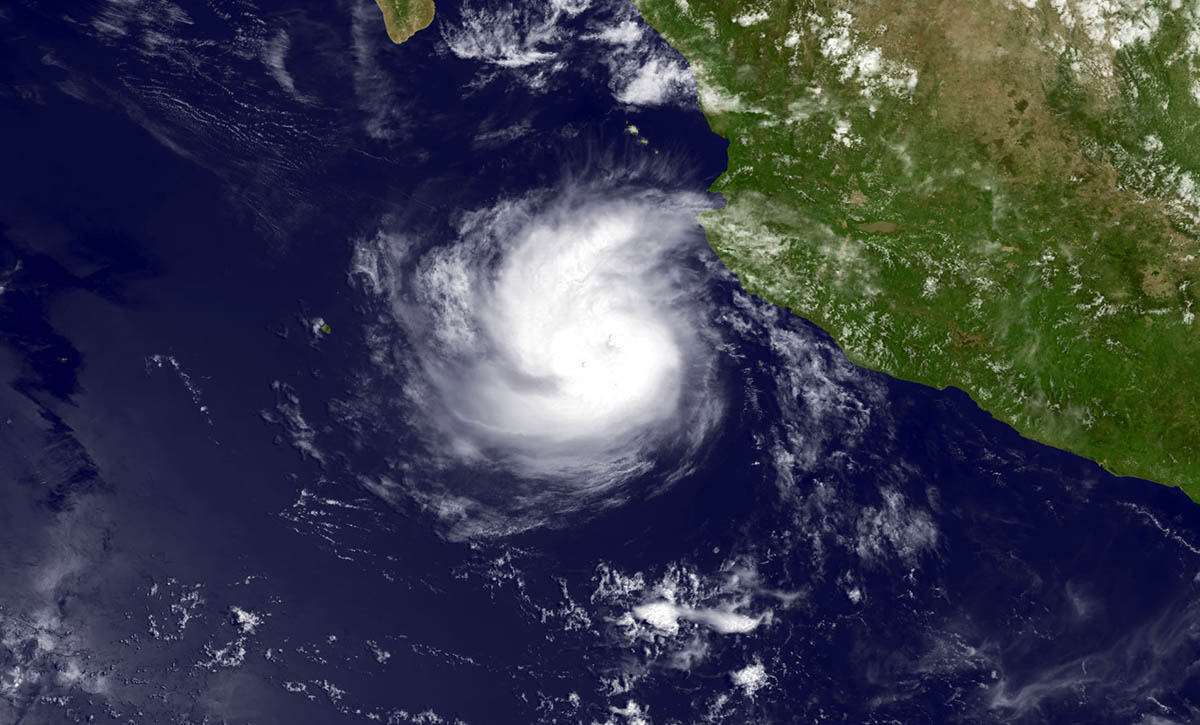 Hurricane Odile on its way to Cabo San Lucas