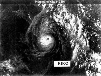 Hurricane Kiko 1989