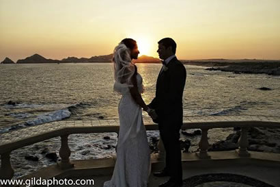 Bodas en Cabo San Lucas, puesta de sol